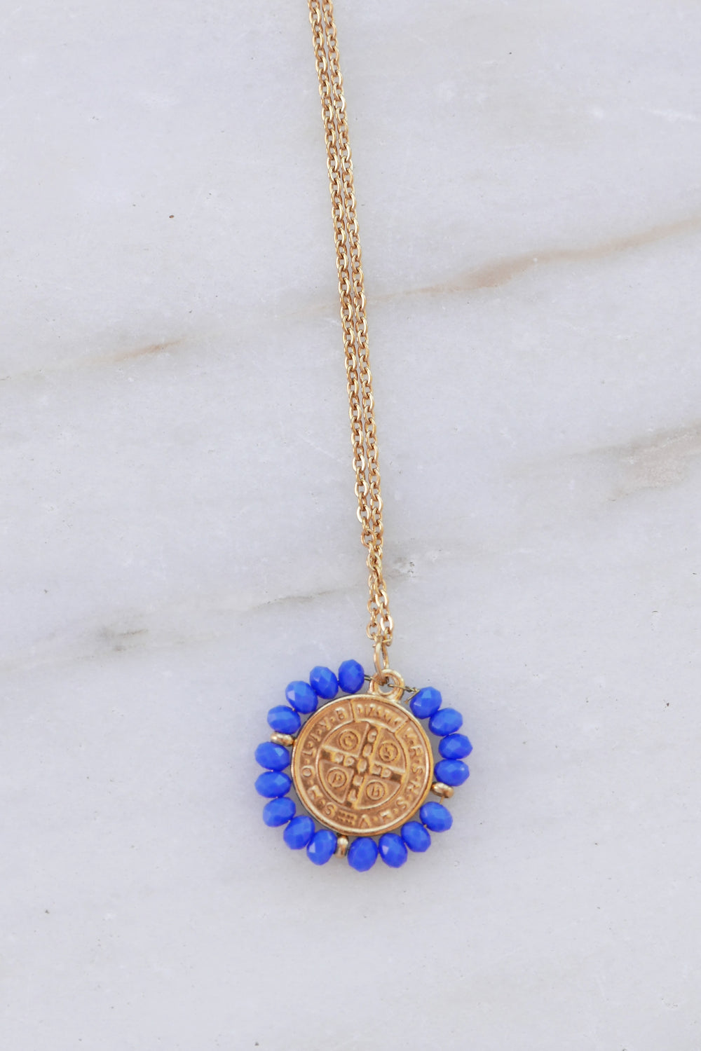 Santo Necklace - Cobalt Blue - Palas