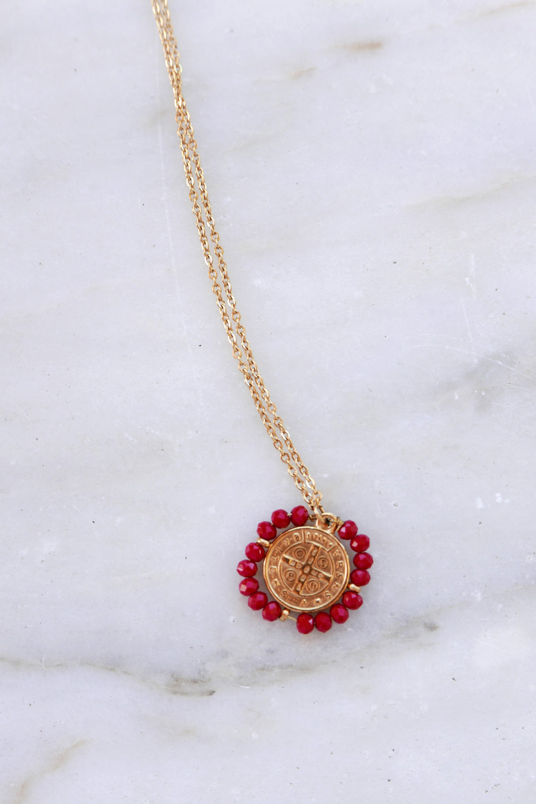 Santo Necklace - Red - Palas