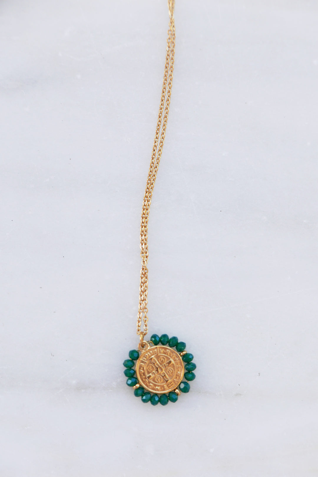 Santo Necklace - Forest Green - Palas