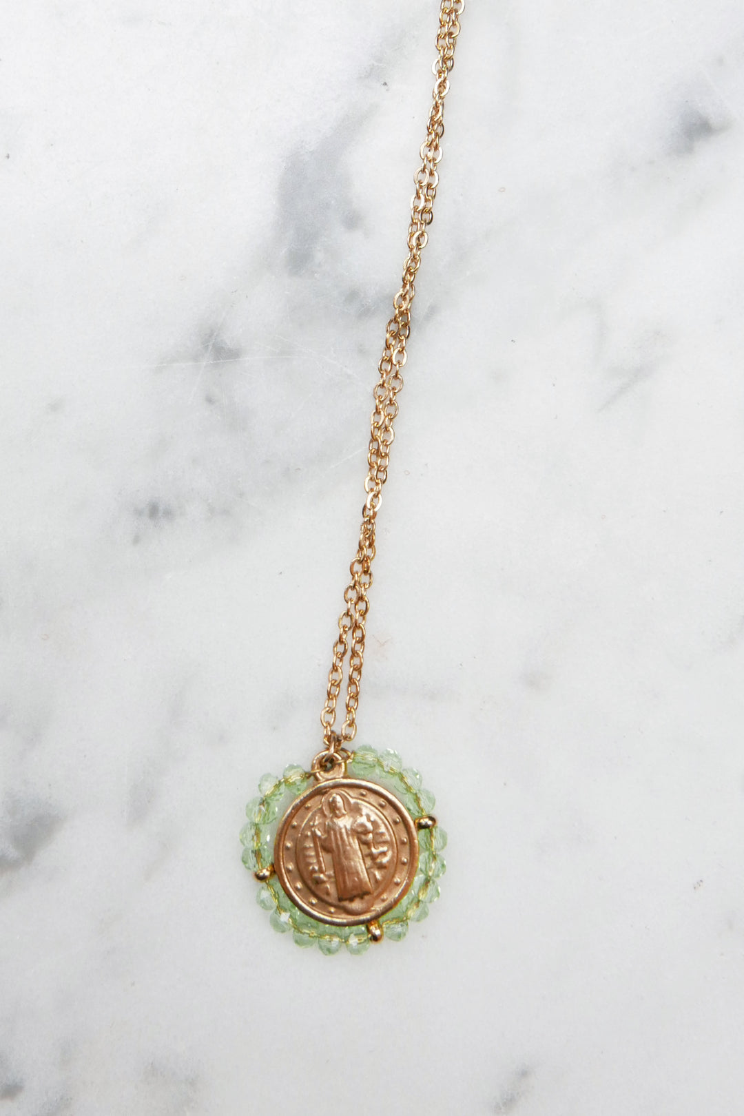 Santo Necklace - Water Green - Palas